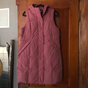 Lands End long vest. Size M. Thistle color